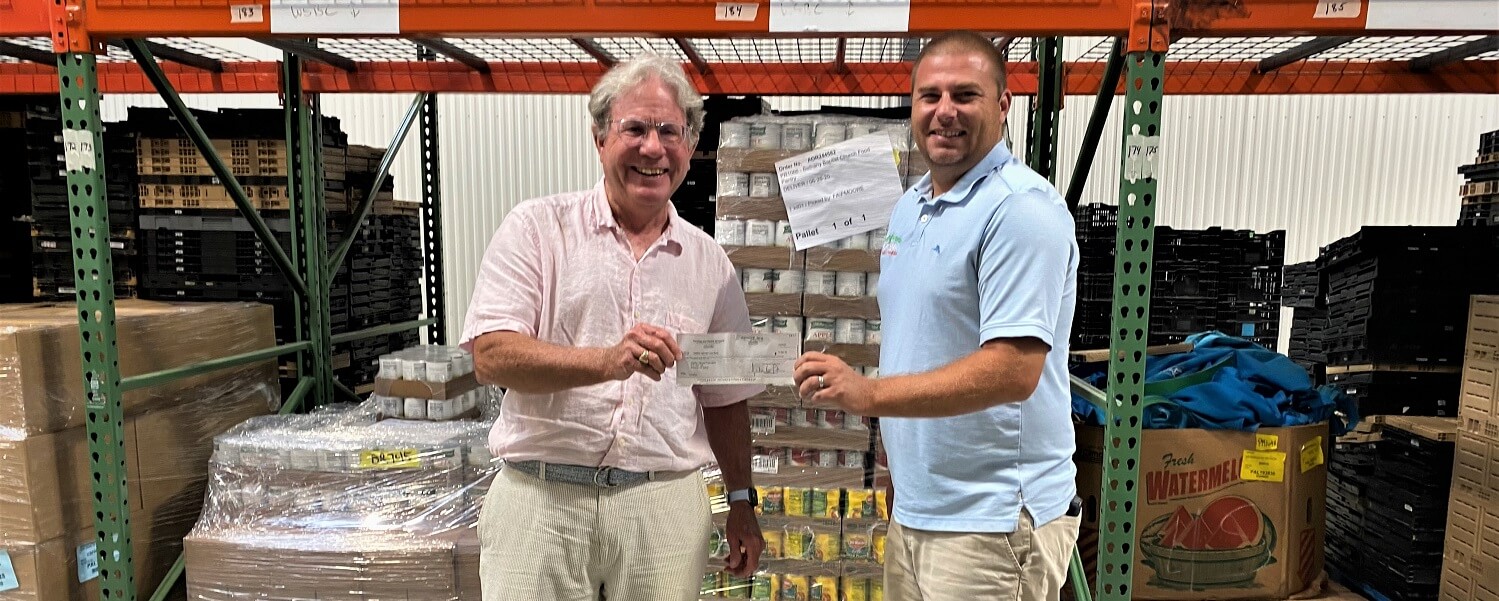 The Dog and Oyster Vineyard Donates to the Healthy Harvest Food Bank